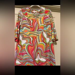 Jude Connally Kerry Dress Dramatic Art-to-Wear Liquid Knit Size XS